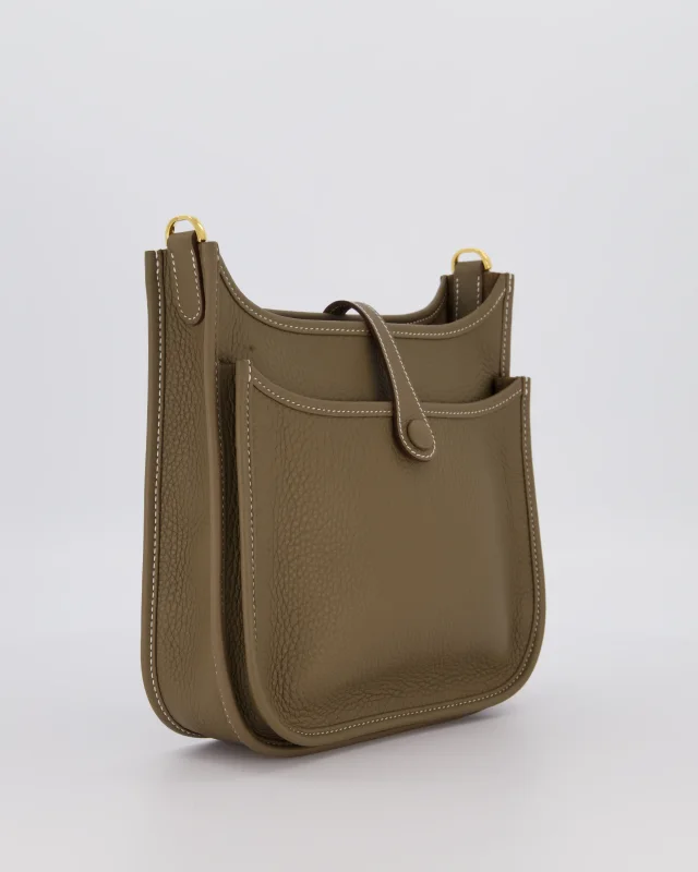 Hermès Evelyne III 23 Bag in Taupe Clemence leather from Sellier, photo 8 of 19