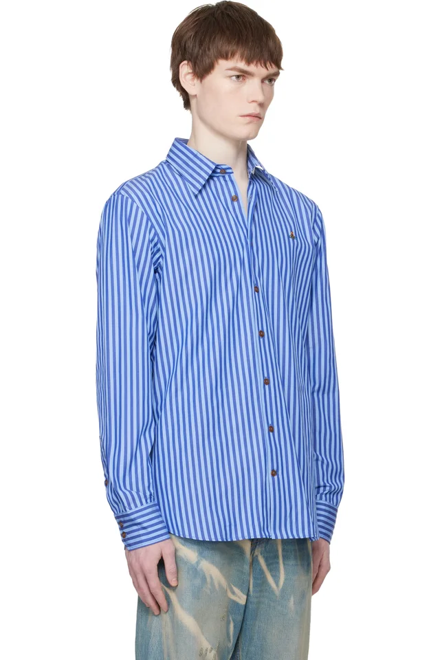 Vivienne Westwood Blue Ghost Shirt, photo 2 of 4 from SSENSE