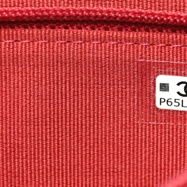 Chanel Caviar Quilted Polly Pocket Pouch Red in Red Caviar leather from FASHIONPHILE, photo 8 of 9