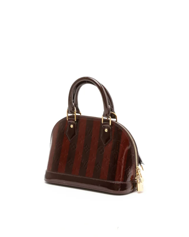 Louis Vuitton Vernis Rayures Alma BB Bag from A Retro Tale, photo 3 of 8