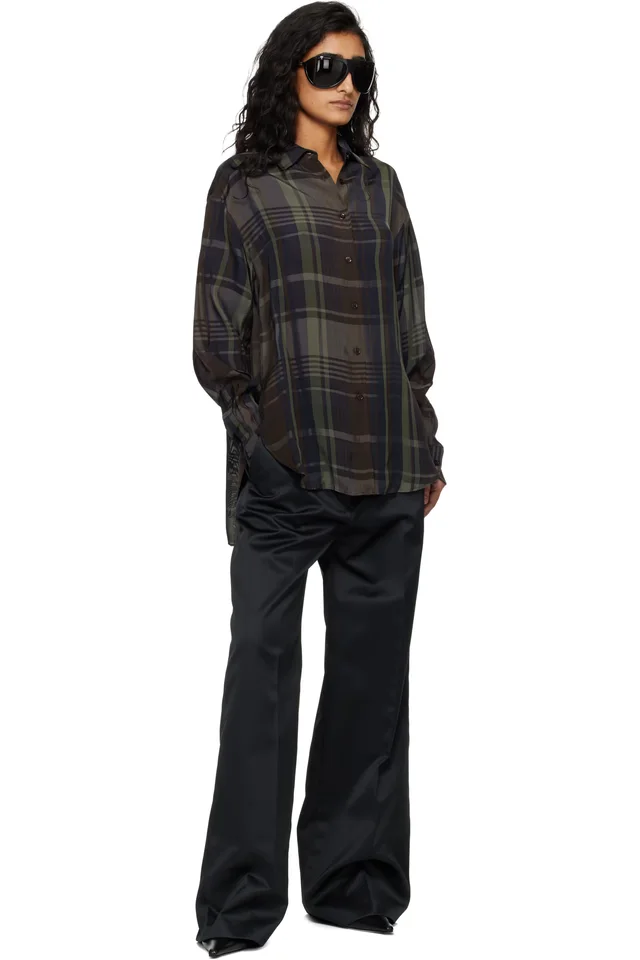 The Frankie Shop Multicolor Peri Sheer Fluid Shirt, photo 4 of 4 from SSENSE