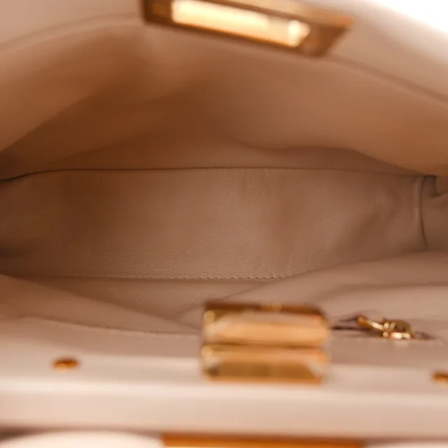 Fendi Nappa Mini Peekaboo Iconic Satchel Rosa Plaster in Nappa leather from FASHIONPHILE, photo 6 of 17