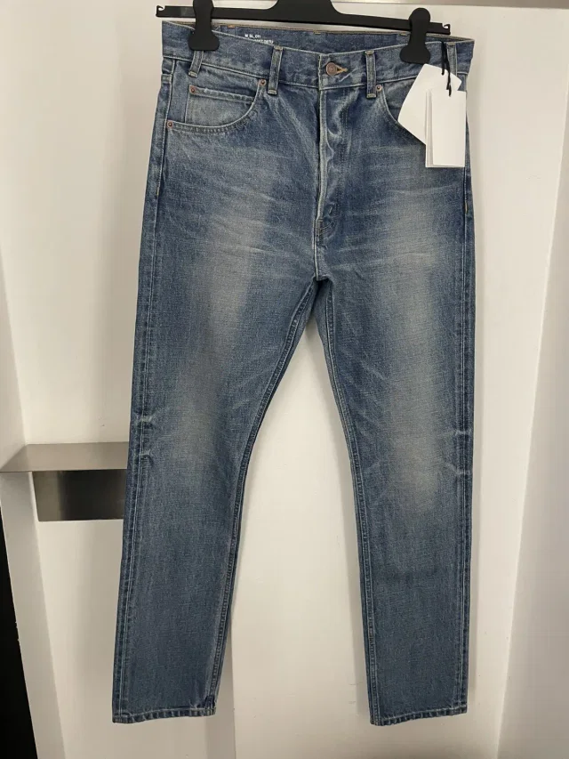 Celine Lou Low-Rise Jeans in blue Denim from Grailed