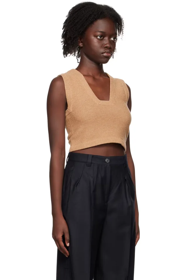 by Malene Birger Tan Wione Vest, photo 2 of 4 from SSENSE