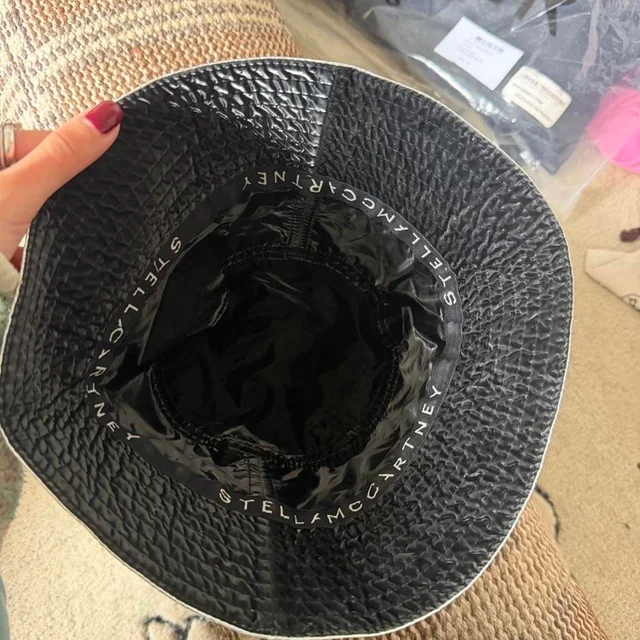 Stella McCartney Women's Hat - Silver in silver|gray from Depop, photo 3 of 5