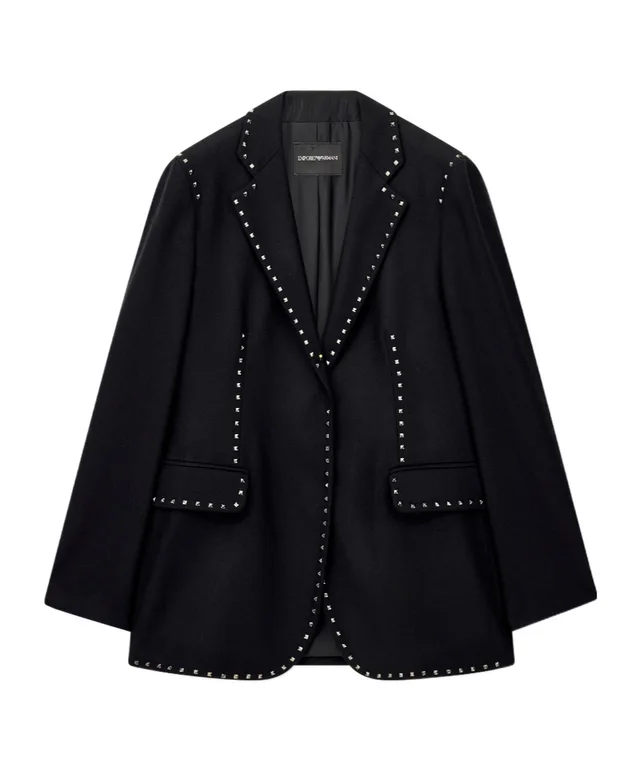 Emporio Armani Studded Single-Breasted Blazer from SENSER, photo 1 of 1