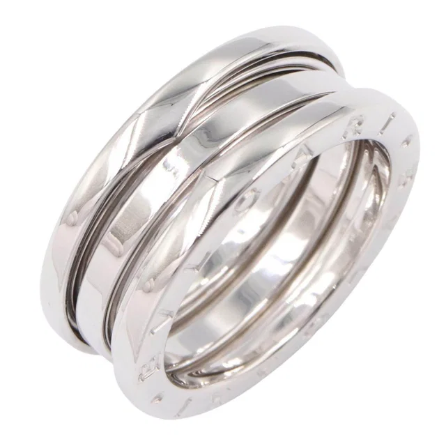 Bvlgari B-zero1 Au750 White Gold Ring Size 15 in White from LuxUness