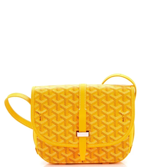 Goyard Belvedere II Messenger Bag Coated Canvas PM in orange Coated canvas from Rebag
