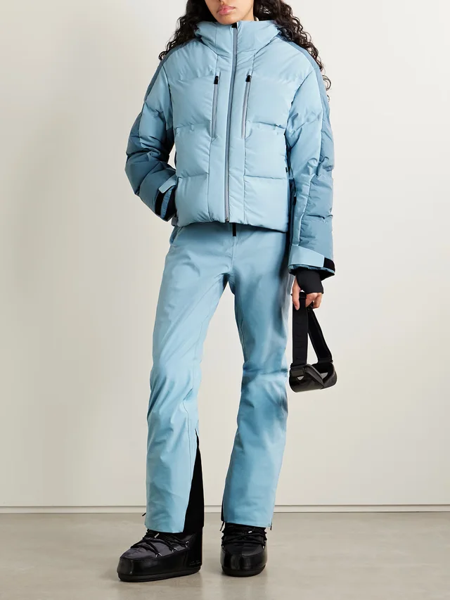 AZTECH MOUNTAIN Top to Bottom paneled stretch salopettes in Blue, photo 2 of 2 from NET-A-PORTER (Canada)