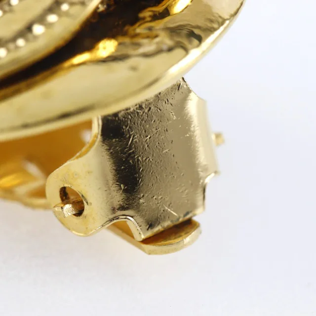 Chanel Plated Earrings in Gold Gold-plated metal from LuxUness, photo 6 of 9
