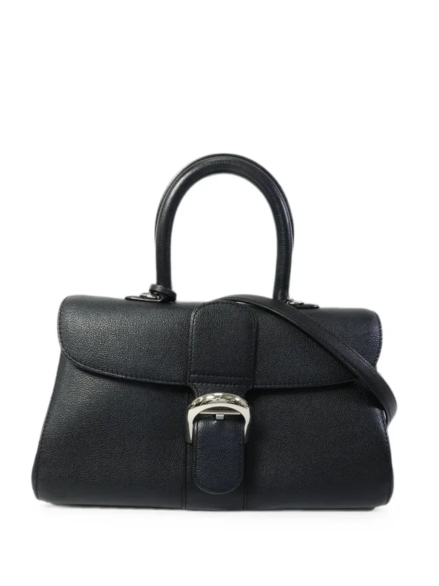 Delvaux Brillant East West shoulder bag - unisex - CALFSKIN - One Size - Black in black Calfskin from Farfetch