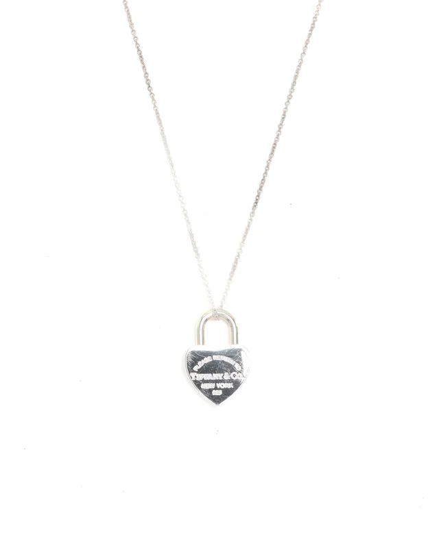 Tiffany & Co. Return to Heart Lock Chain Necklace from A Retro Tale