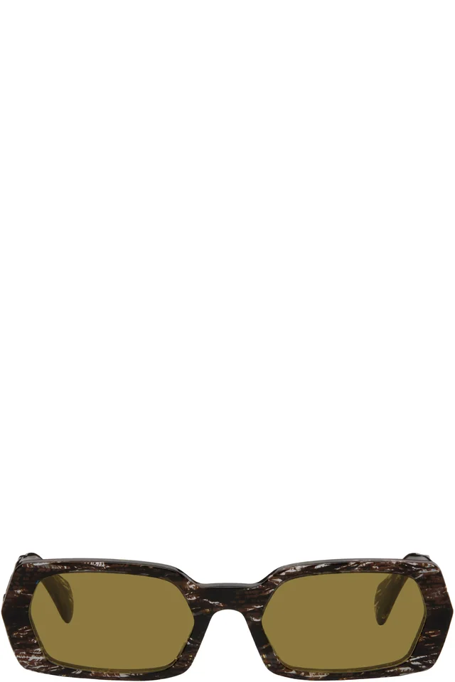 RETROSUPERFUTURE Brown 'L'Altro' Sunglasses, image 1 of 1 from SSENSE