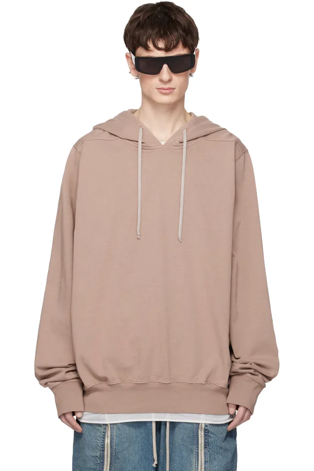 Rick Owens DRKSHDW Taupe Temple Oversized Hoodie, image 1 of 1 from SSENSE