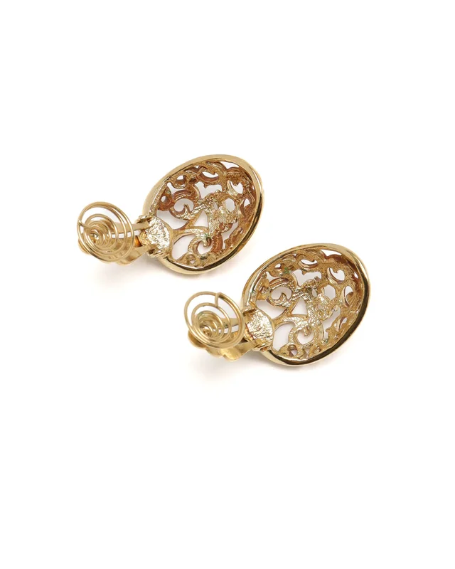 Saint Laurent Clip-on Earrings from A Retro Tale, photo 3 of 3