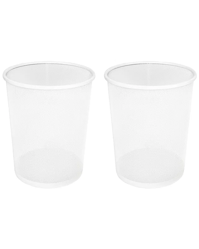 Seville Classics 2-Pack 6-Gallon Mesh Wastebasket Recycling Bins, image 1 of 1 from Rue La La