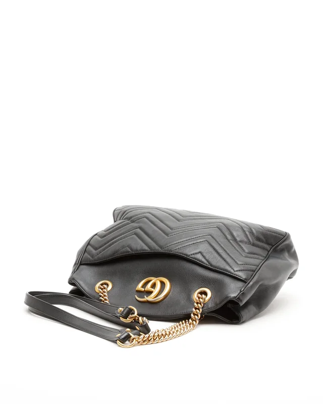Gucci GG Medium Marmont Tote Bag in Leather from A Retro Tale, photo 5 of 11