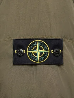 Stone Island Long down jacket with hood in 0% Polyamide, photo 5 of 6 from LUISAVIAROMA
