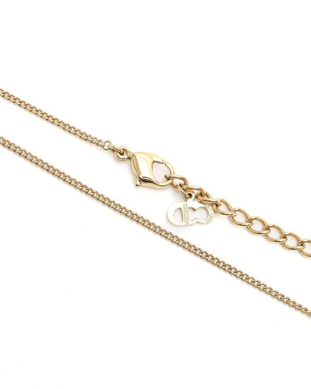Dior Dolphin Rhinestone Necklace from A Retro Tale, photo 4 of 4