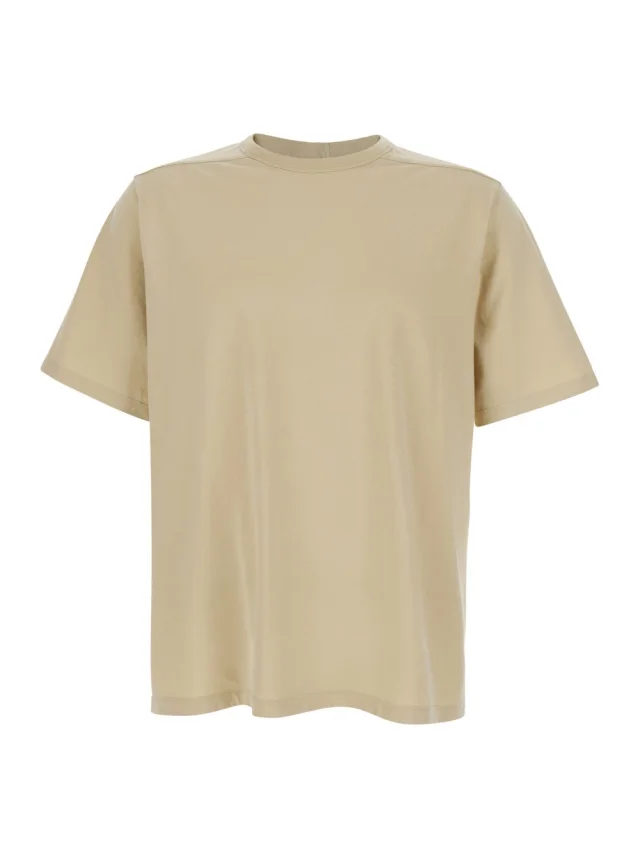 Rick owens T-Shirt 'Brad' Beige with Crew Neck and Short Sleeves in Cotton for Men in Beige 100% Cotton from Gaudenzi Boutique, photo 1 of 1