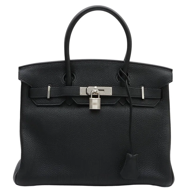 Hermès 2010 Birkin 30 Black in Black Togo leather from VINTAGE QOO TOKYO