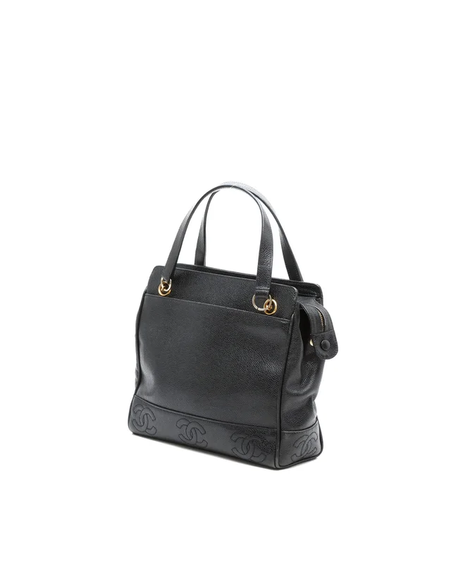 Chanel Triple CC Tote Bag in Caviar leather from A Retro Tale, photo 2 of 9