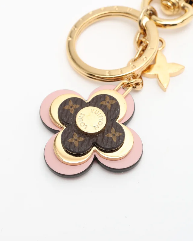 Louis Vuitton Blooming Flower BB Keyring in Coated canvas from A Retro Tale, photo 3 of 3