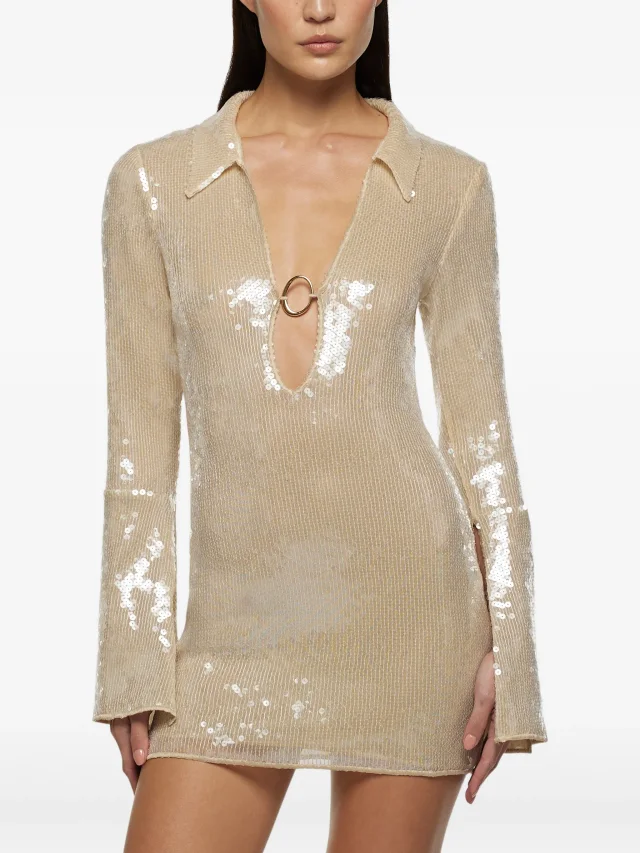 Oséree Marylin ring-detail mini dress, photo 2 of 2 from FARFETCH