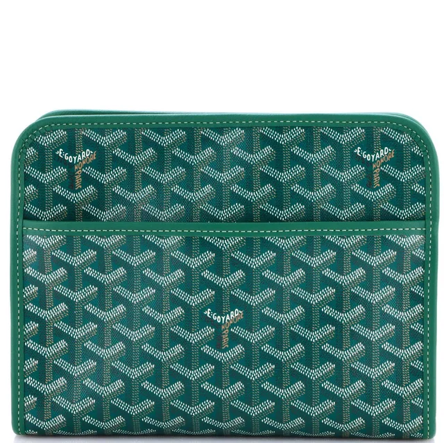 Goyard Jouvence Toiletry Pouch Coated Canvas in green Coated canvas from Poshmark