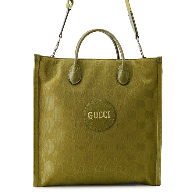 Gucci Tote Bag Off The Grid Nylon Leather 2-Way in Nylon from The Reluxe
