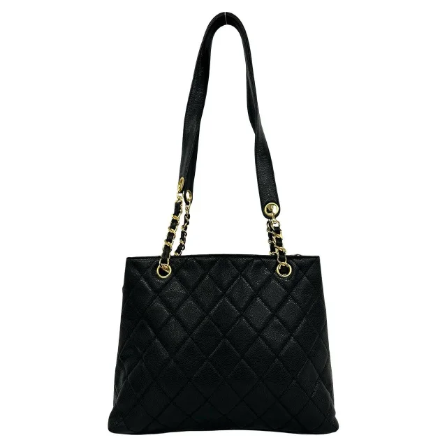 Chanel Matelasse Caviar 2way Shoulder Tote in Black Caviar leather from LuxUness, photo 3 of 10