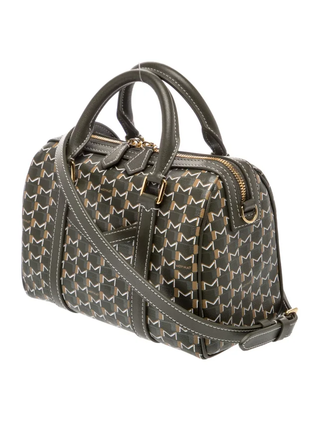 Moynat Top Handle Bag in green Canvas from The RealReal, photo 3 of 6