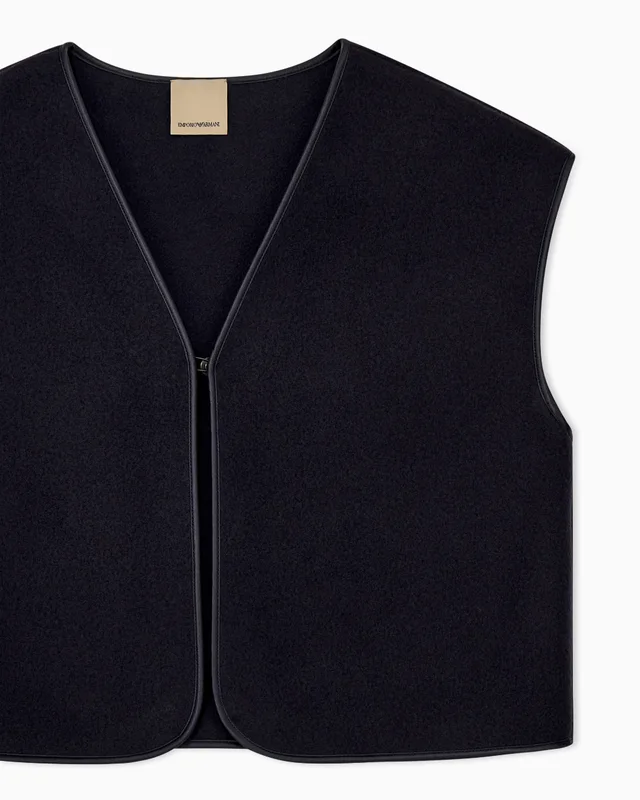 Vest in virgin wool cloth Boteh Capsule, image 1 of 1 from SENSER