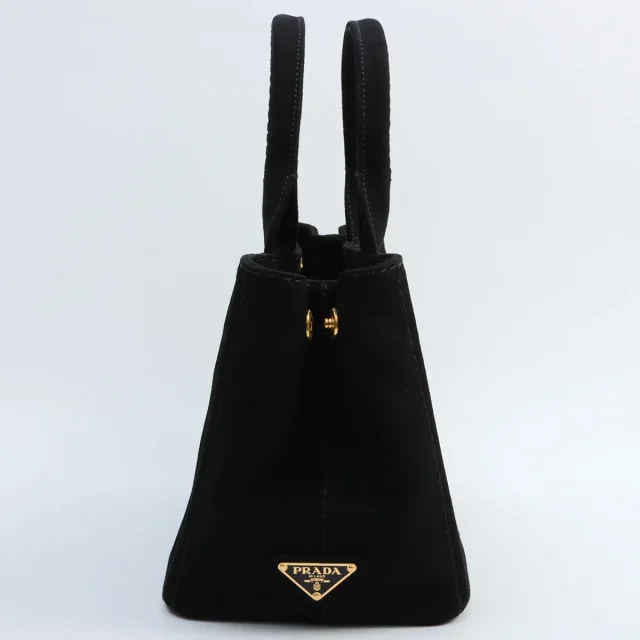 Prada Canapa 2-way bag black from VINTAGE QOO TOKYO, photo 11 of 18