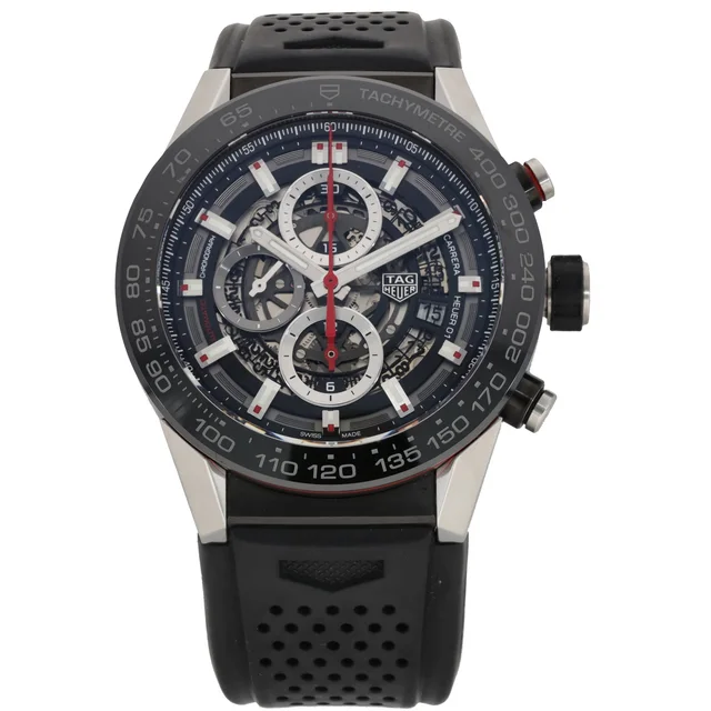 TAG Heuer Carrera CAR2A1Z-0 45mm PVD Stainless Steel Watch from H&T