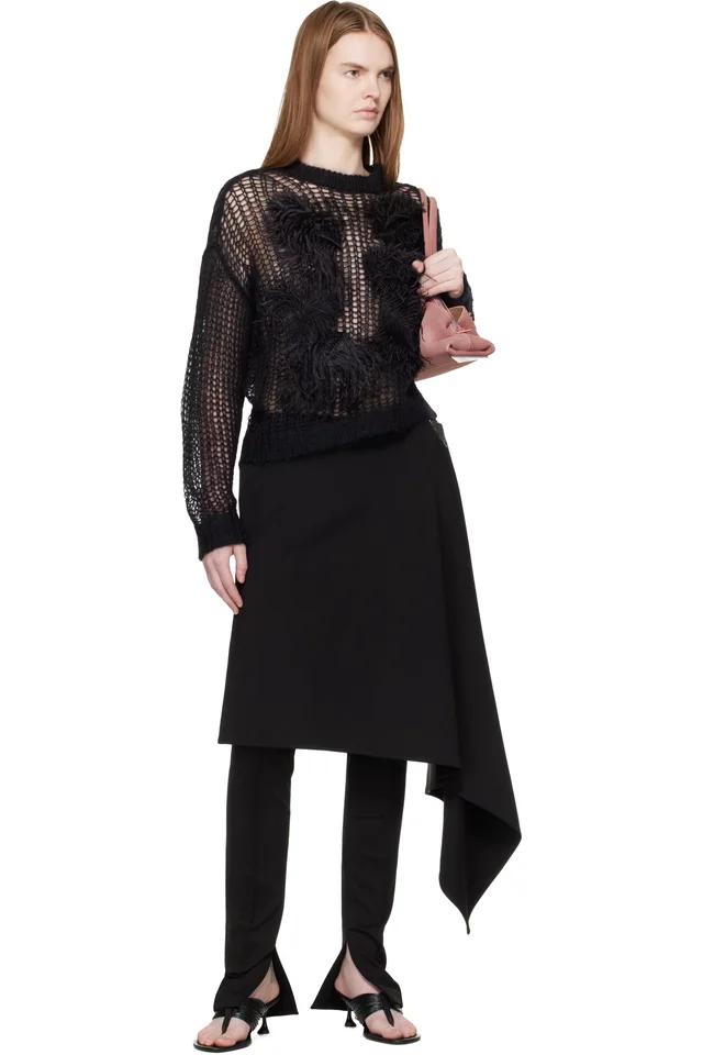 The Attico Black Long Trousers, photo 4 of 4 from SSENSE