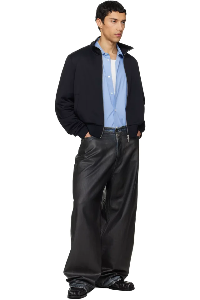 Acne Studios Black Loose Fit 2023 Jeans, photo 4 of 4 from SSENSE