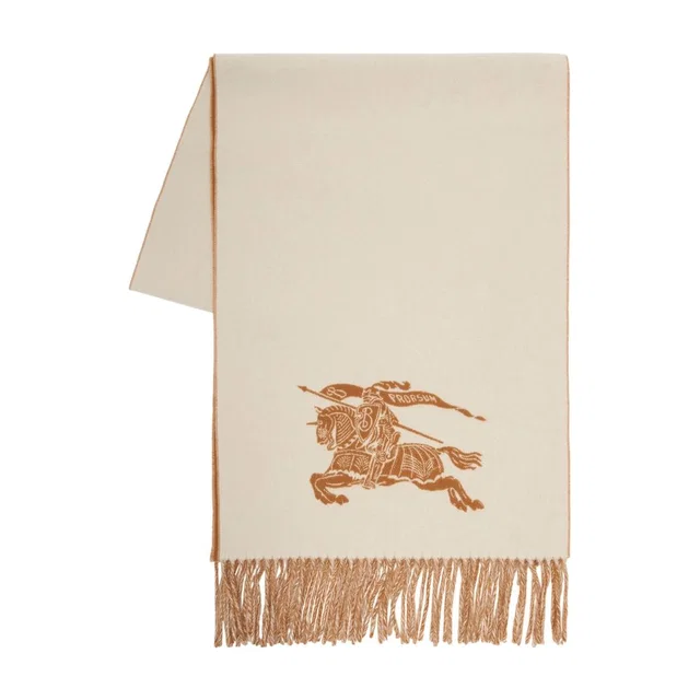 Burberry Scarf — White Cashmere Scarfs in White Cashmere from HEWI