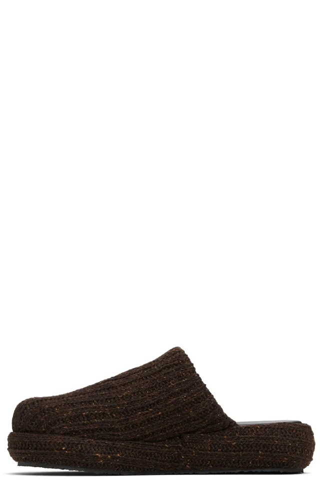 Nicole Saldaña Brown Sammy 2.0 Slip-on Loafers, photo 3 of 5 from SSENSE