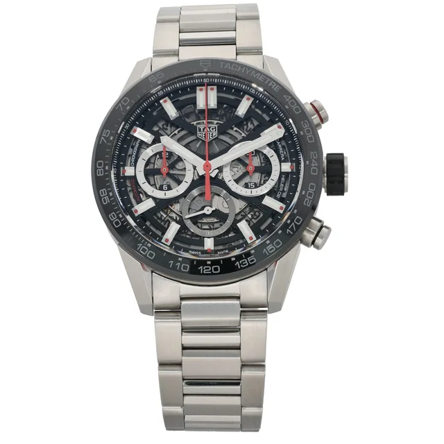 TAG Heuer Carrera CBG2010-0 43mm Stainless Steel Watch from H&T
