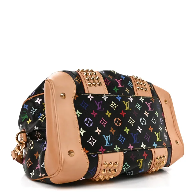 Louis Vuitton Monogram Multicolor Courtney GM Black in Black Coated canvas from FASHIONPHILE, photo 4 of 9