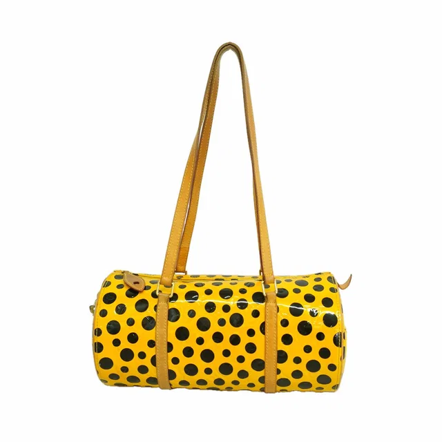 Louis Vuitton Shoulder Bag Vernis Dot Infinity Yayoi Kusama Papillon Jaune in Yellow from The Reluxe