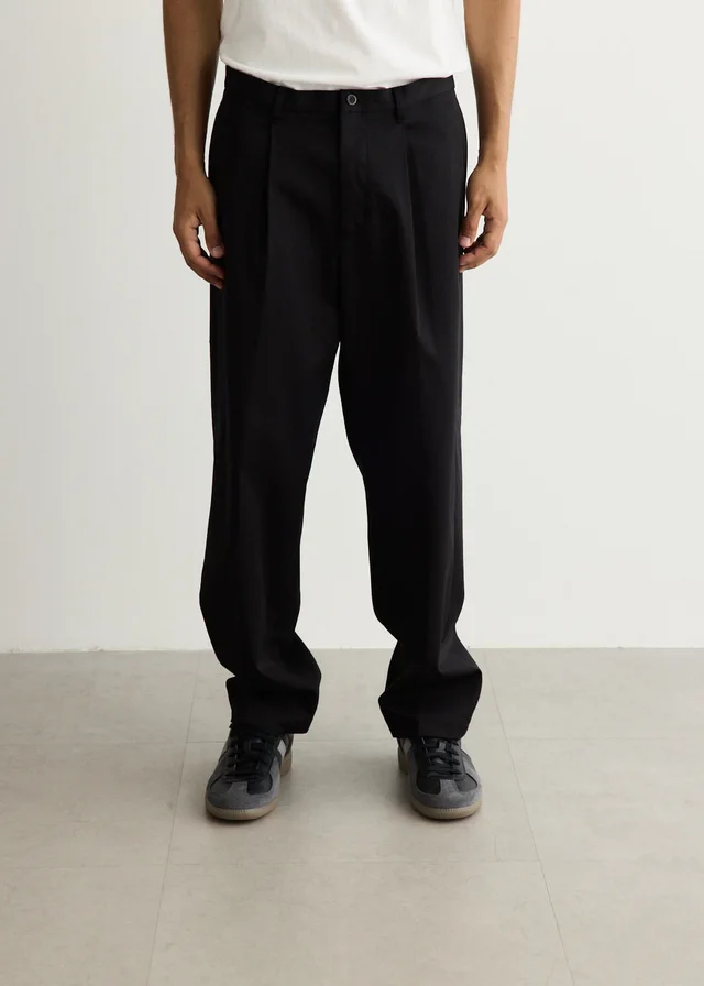 Saturdays NYC Dean One Tuck Pants in Black from Incu, photo 1 of 1