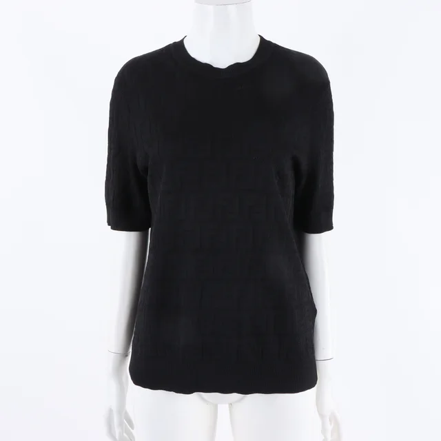 Fendi short-sleeve knit top from GUGUS