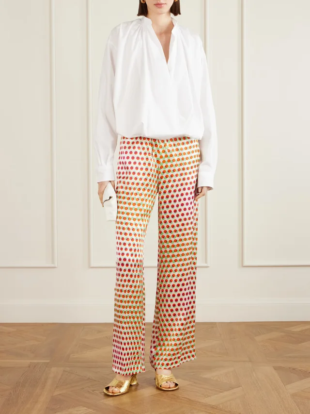 DRIES VAN NOTEN Cotton-poplin wrap shirt in White, photo 2 of 2 from NET-A-PORTER (Canada)