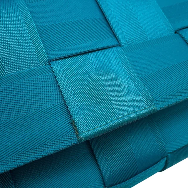 Bottega Veneta Cassette Shoulder Bag Blue Canvas in Blue Canvas from GALLERY RARE, photo 6 of 10