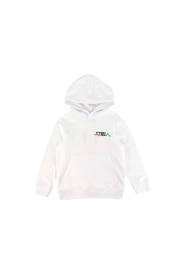 Stella McCartney Kids 6A White Hooded Eye Sweatshirt in White from HEWI