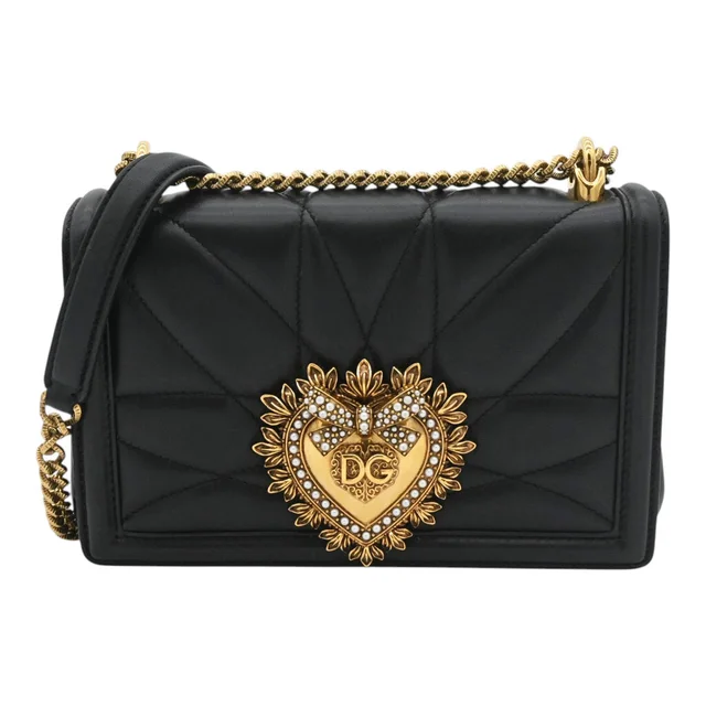 Dolce & Gabbana Quilted Nappa Leather Devotion Bag from Clotheshorse Anonymous