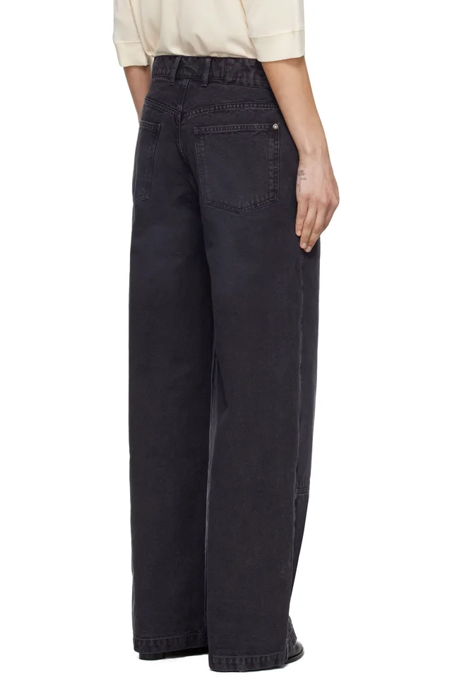 mfpen Gray Double Knee Jeans, photo 3 of 4 from SSENSE