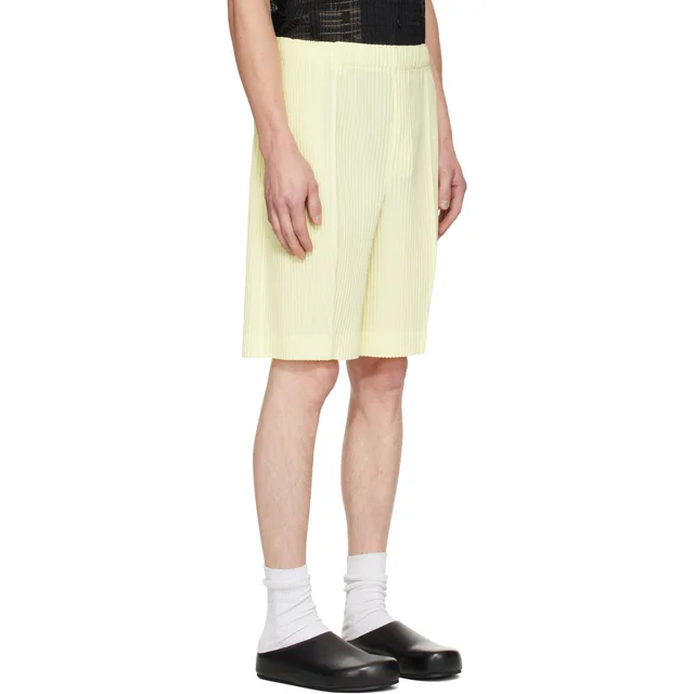 Homme Plissé Issey Miyake Monthly Colors August Pleated Shorts, photo 6 of 7 from SENSER